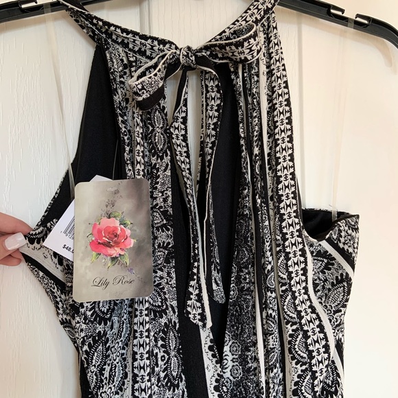 Black and white jumpsuit - Picture 4 of 5